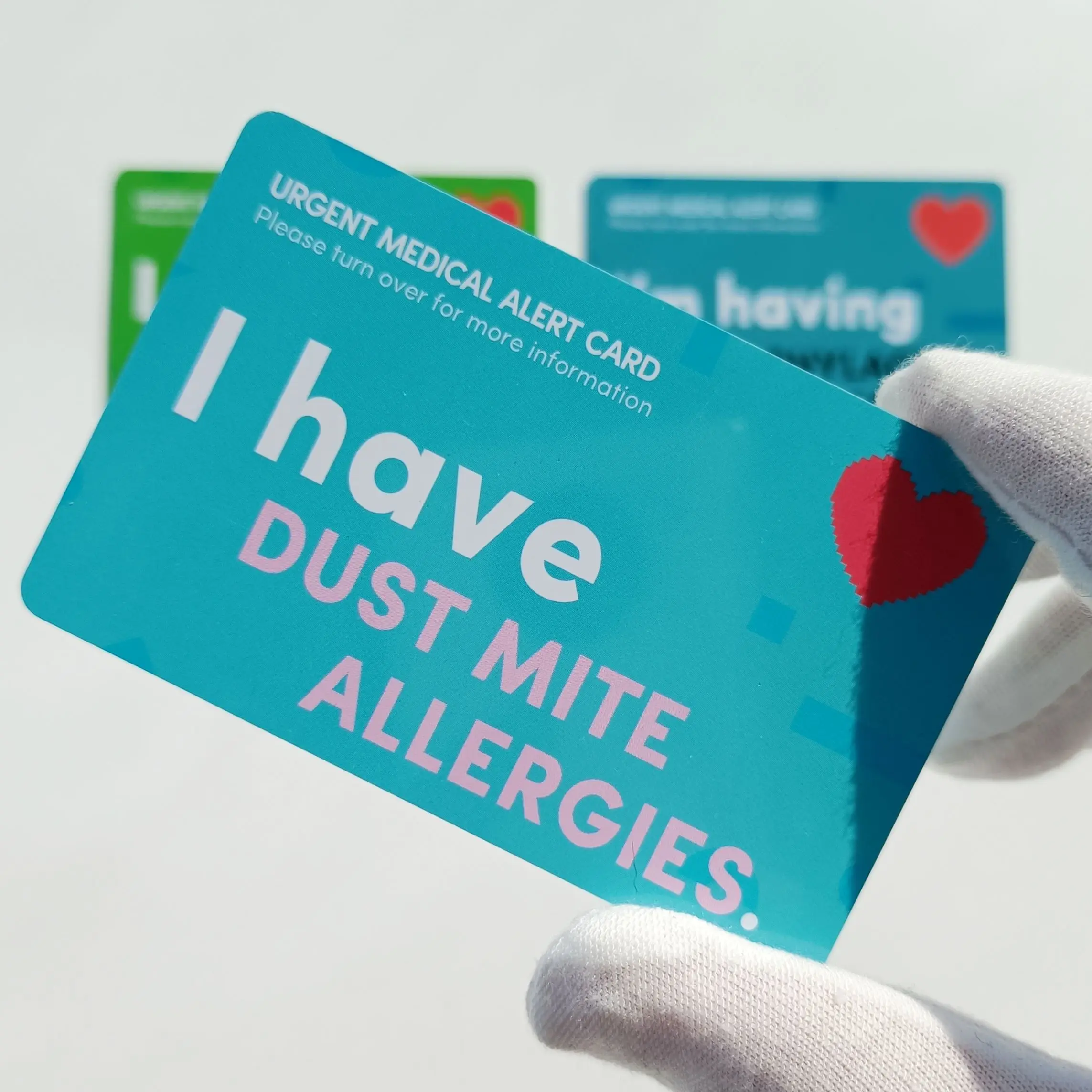 Записываемый срочный аллергический предупреждающий знак