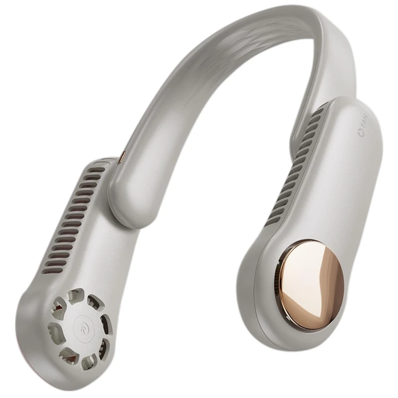 Портативный шейный вентилятор Персональный USB-вентилятор с подзарядкой