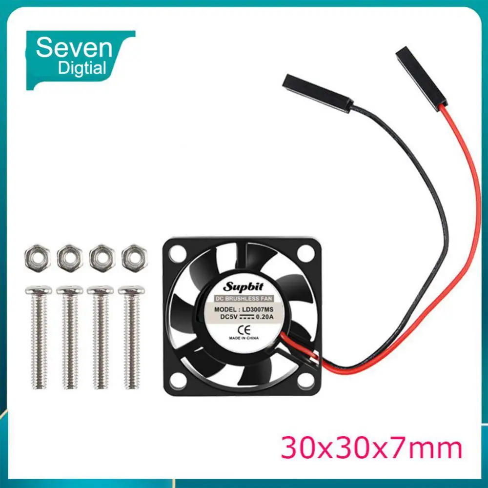 

3.3v 5v Dc Quiet Fan Heatsink Low Consumption No Noise Brushless Cooling Fan Universal Raspberry Pi Fan Cooling Fan Adjustable