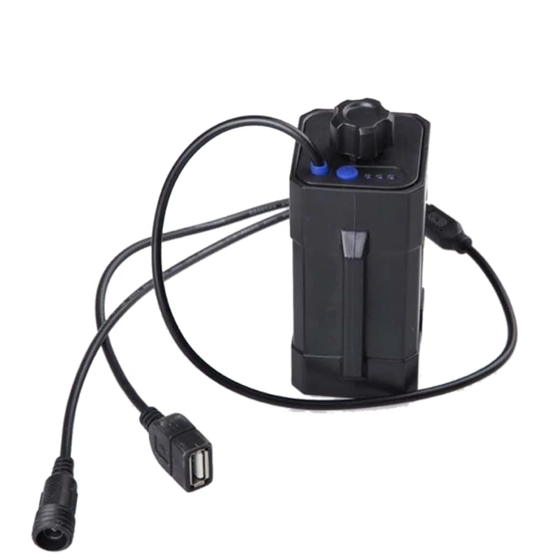 

Чехол для литиевого аккумулятора 4X18650/батарейный блок с USB и DC-портами для велосипедных фар 8,4 в