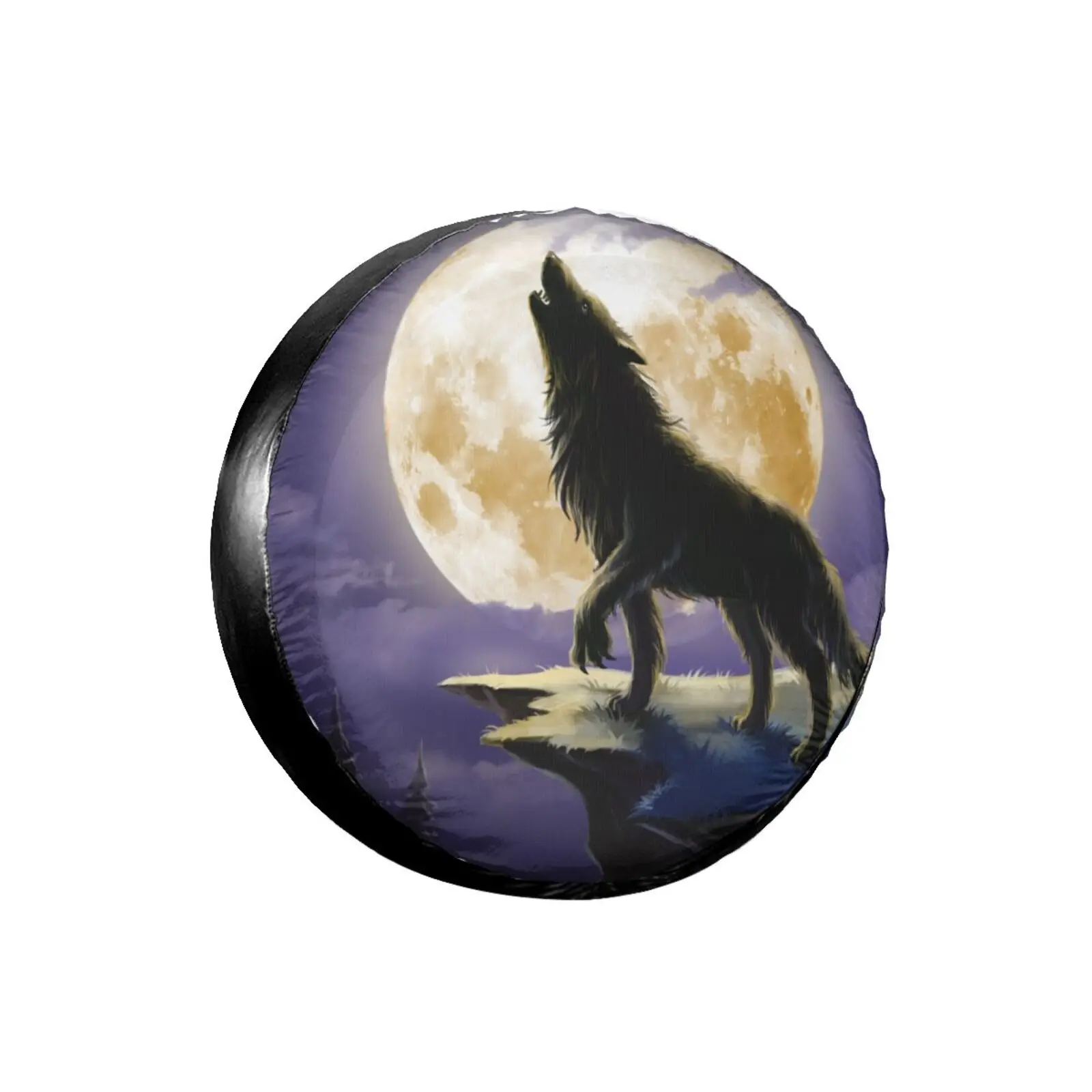 

Водонепроницаемый пыленепроницаемый чехол с 3D-принтом волка для Jeep,Trailer