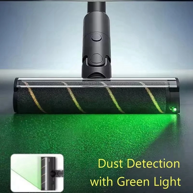 For Dreame V12S V16S V11 V12 Roller Brush With Green LED Dust Soft Velvet Floor Hea
