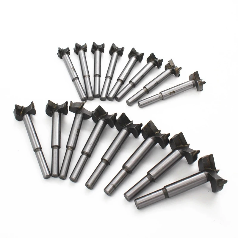 

Retail Drill Bits Set 16 Pcs 15-35Mm Carbide Bits Kit High Speed Steel Woodworking Hole Saw Set Flat Wood Cutting Tool
