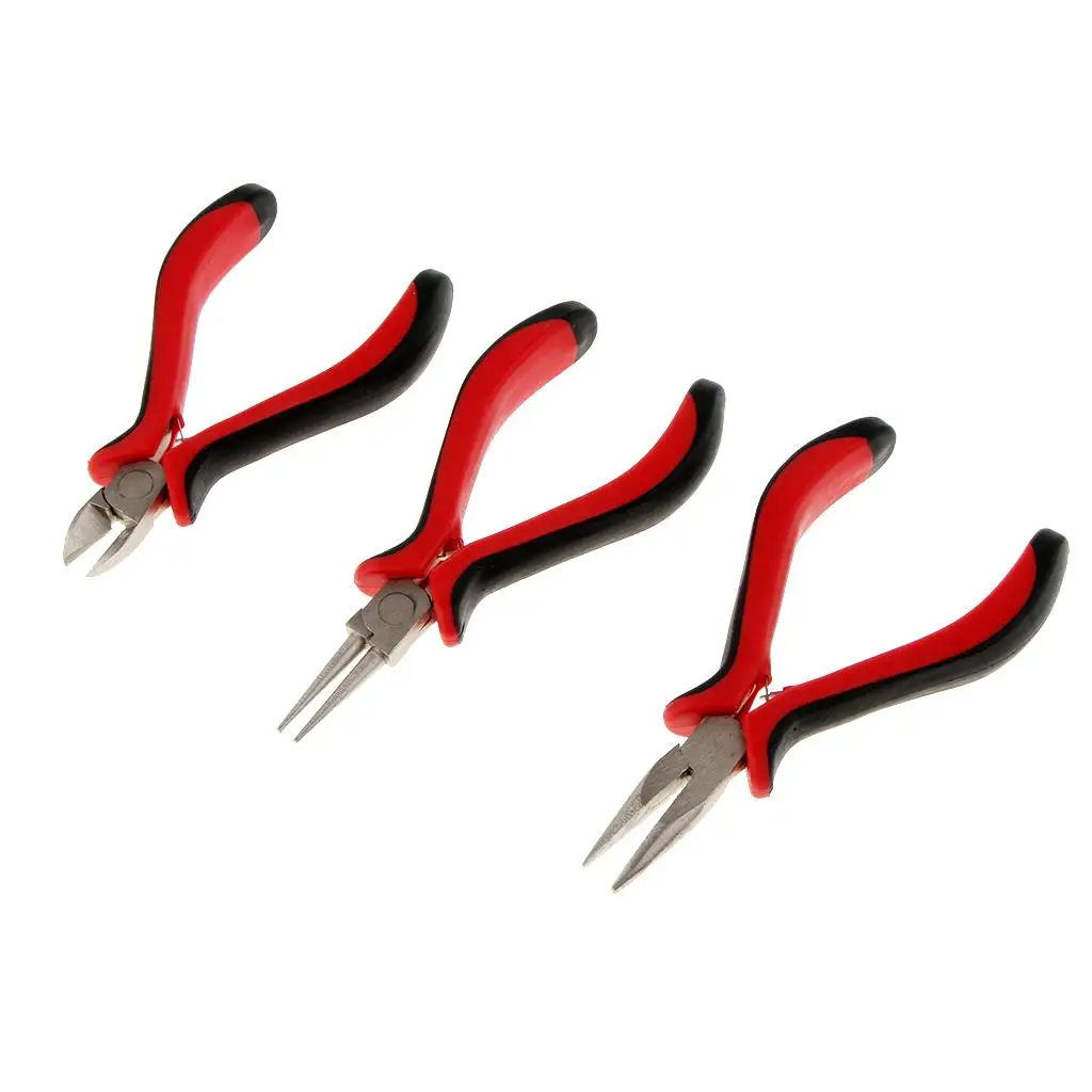 

3 Piece/Set Handmade Jewelry Pliers and Beading Repair Design Necessary Tools