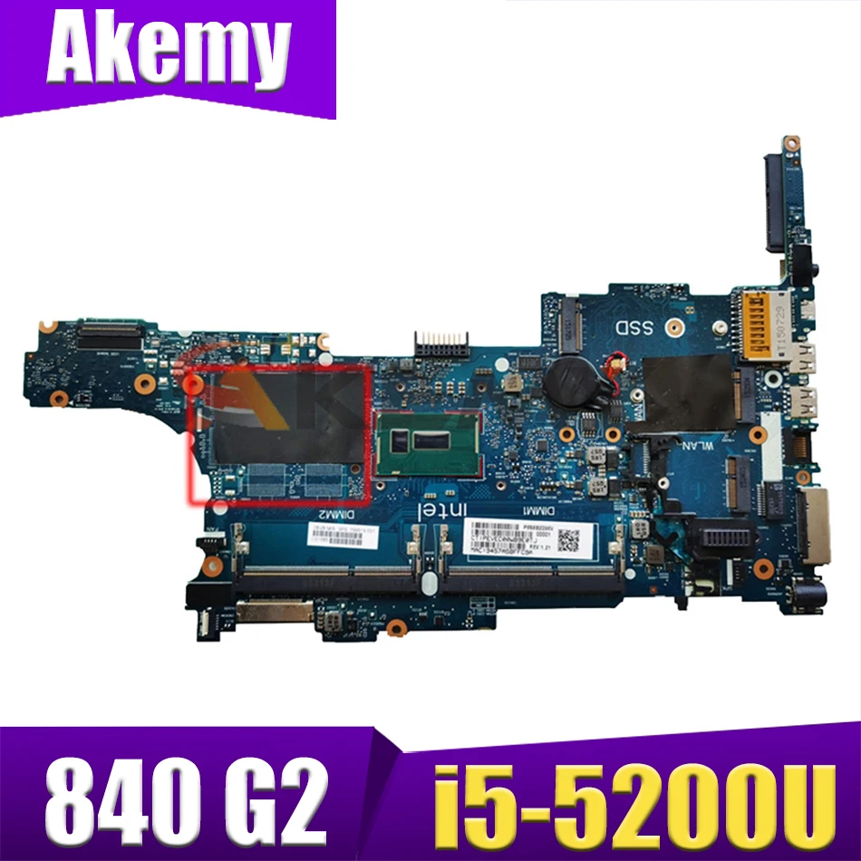 

6050A2637901 For HP EliteBook 840 G2 Laptop Motherboard i5-5200U CPU Mainboard tested ok