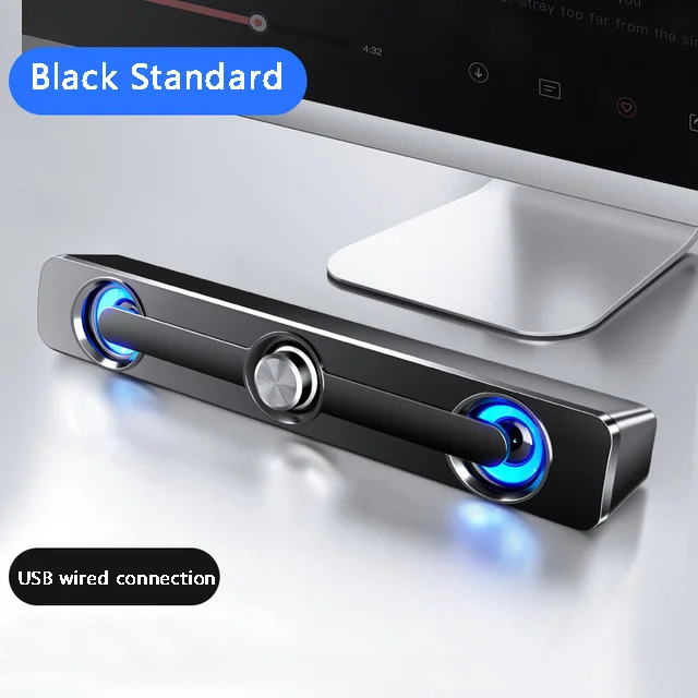 

2023 USB проводной мощный компьютерный динамик, стерео сабвуфер, басовый динамик, объемный звук, внешний звук, для ПК, ноутбука, телефона, планшета, MP3
