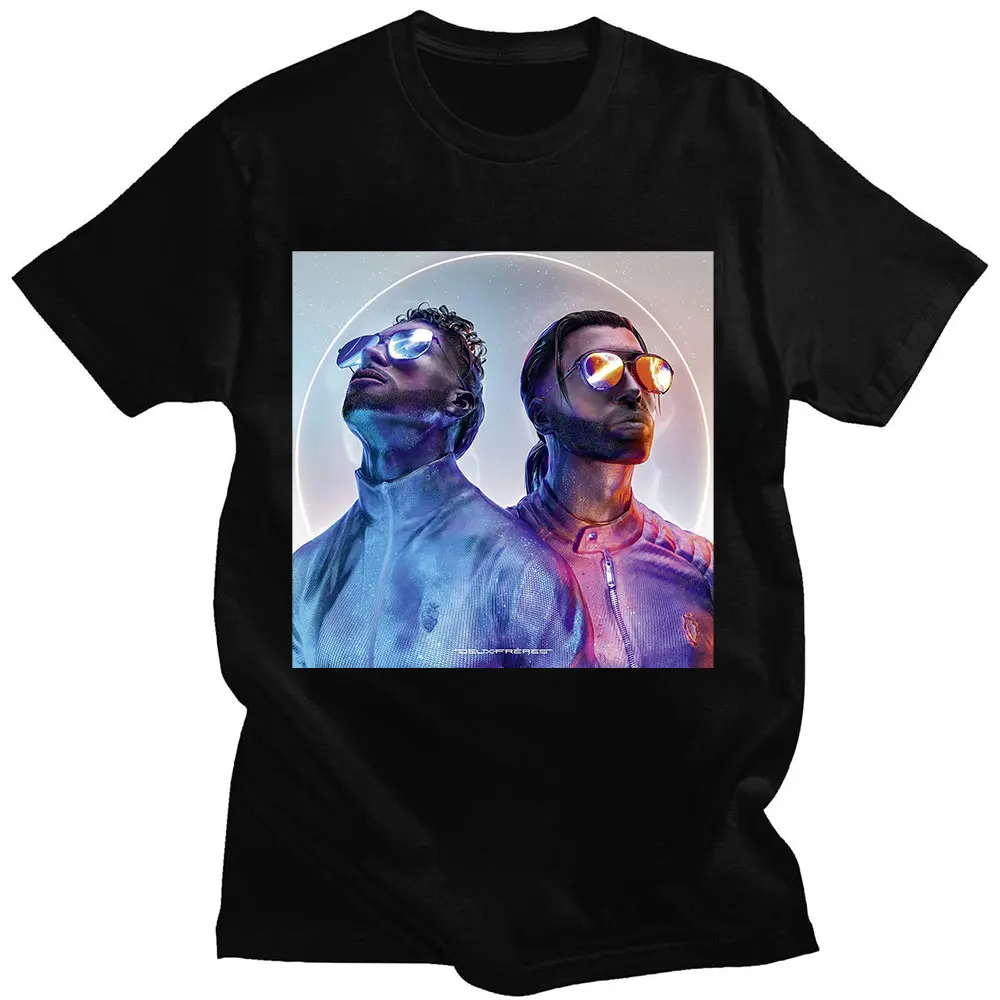 

Casual Daily Wears Loose Streetwears Fashion T-Shirts Le Monde Chico Album PNL Printed Tees Comfortable Summer Oversize Clothes