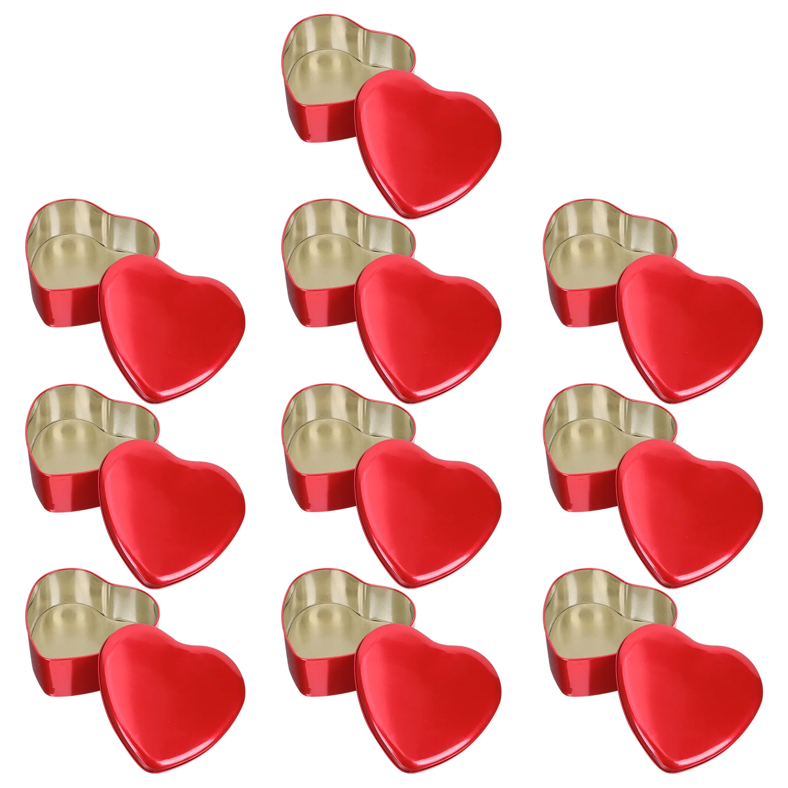 

Box Tins Heart Candy Tin Gift Metal Wedding Valentine Cookiechristmas Boxes Tinplate Storage Lidempty Jar Decorative Shape Can