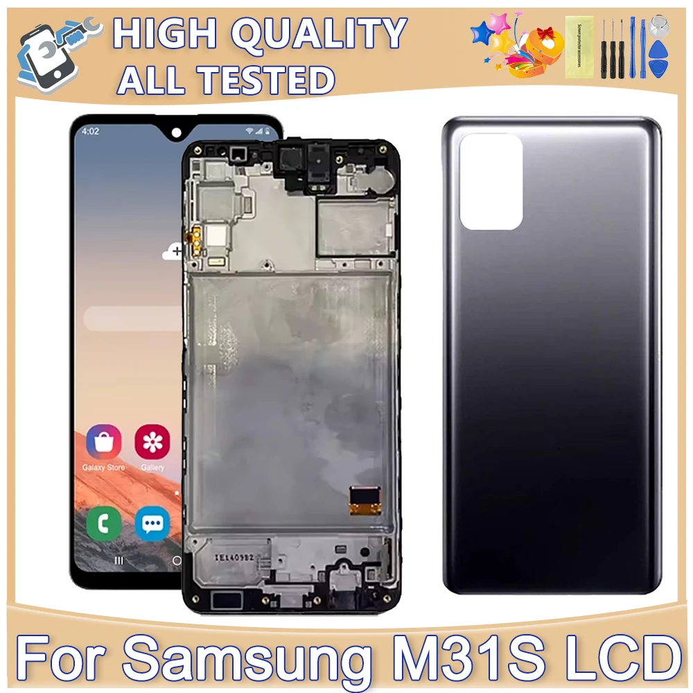 OLED для Samsung Galaxy M31S ЖК-дисплей сменный преобразователь сенсорного экрана M317 M317F