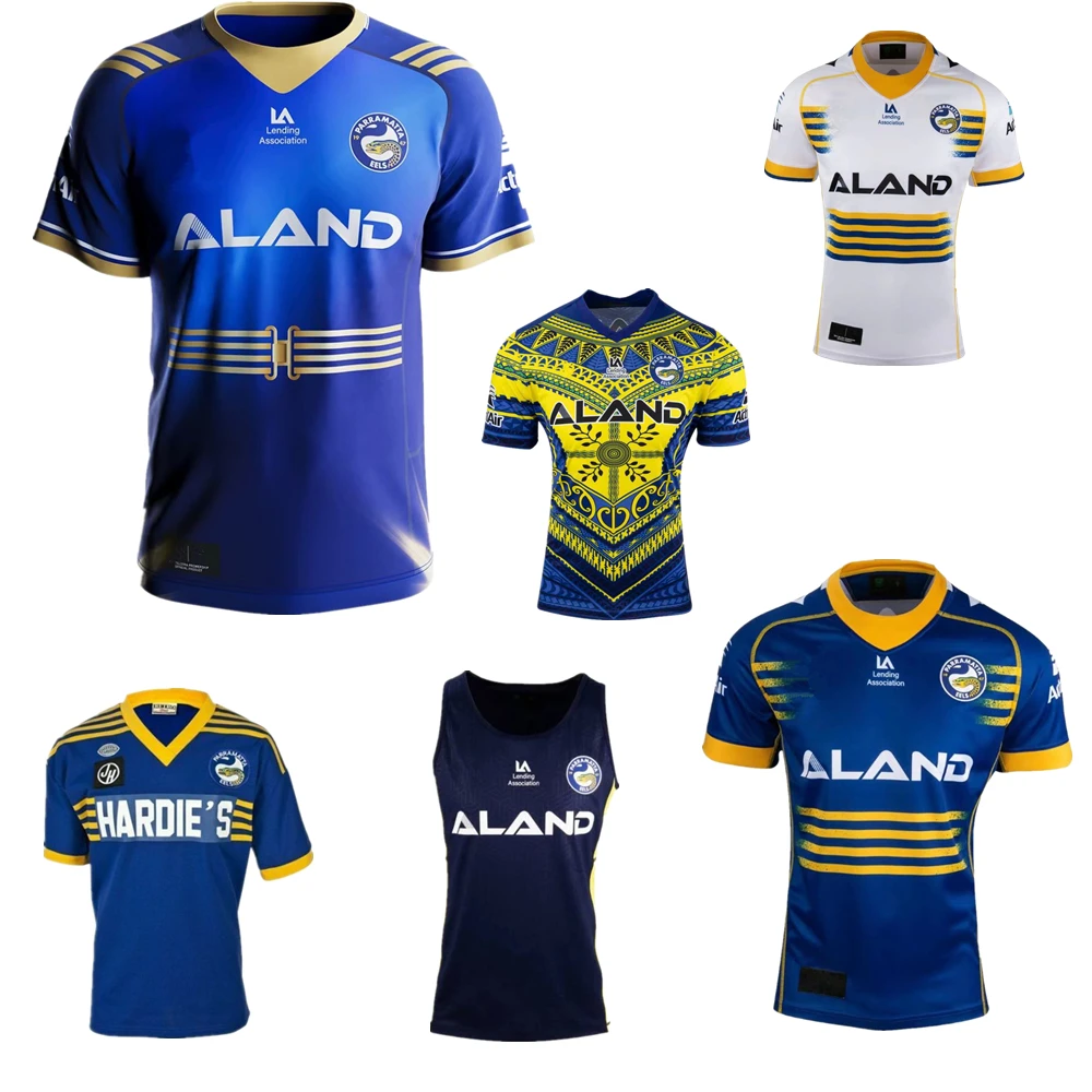 

new 2023 2024 Parramatta Eels indigenous ANZAC rugby jersey Home Away rugby shirt Australia jerseys Custom name