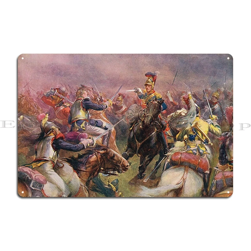 Металлическая вывеска 1815 Наполеоновские войны битва Ватерлоо стэнли ватерлоо аб – человек каменного века