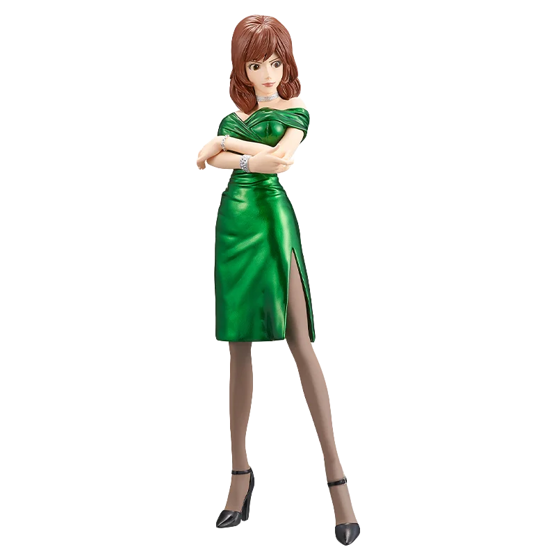 Lupin Iii Rupan Sansei Mine Fujiko Green Dress Ver Action Figure