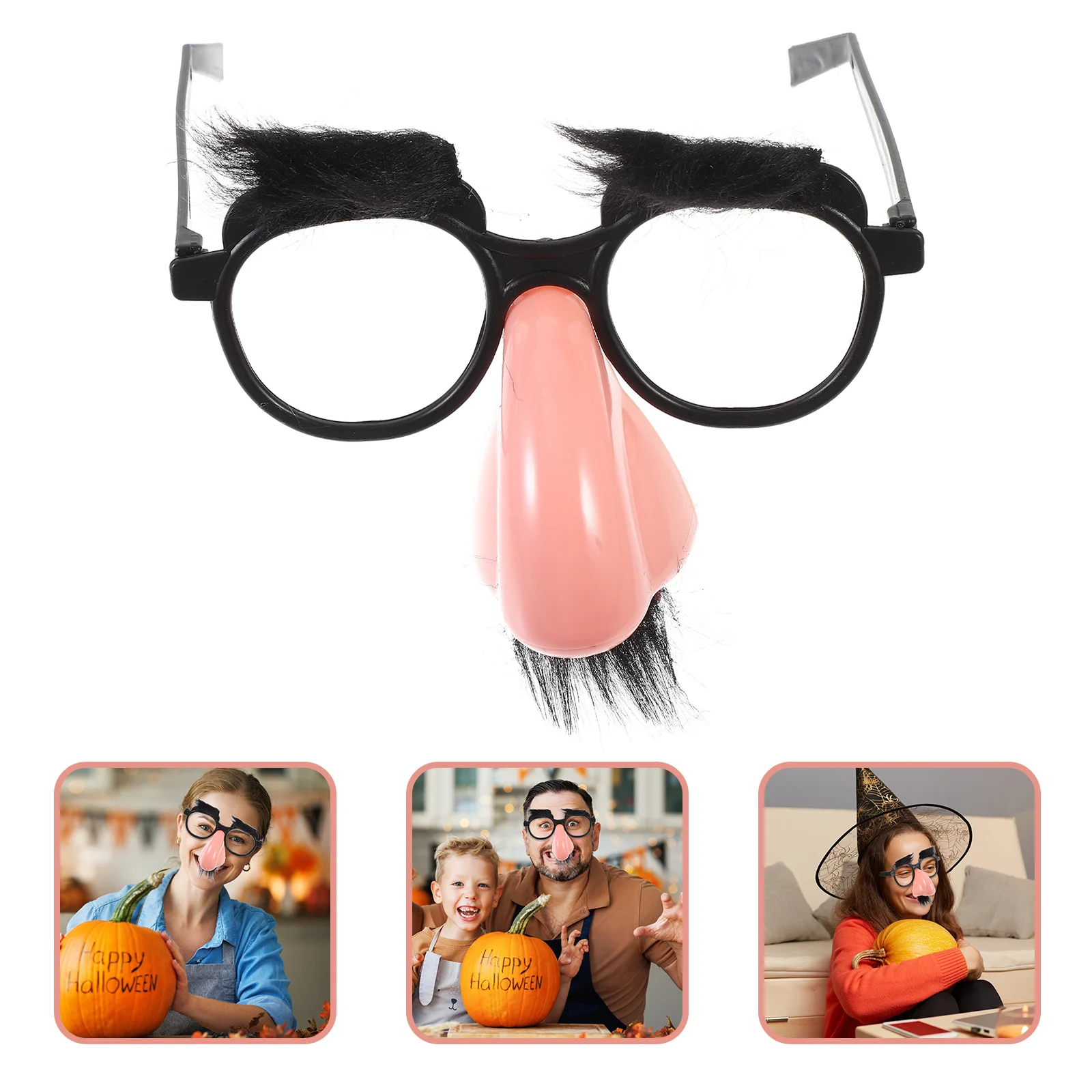 

Big Nose Glasses Disguise with Funny Nose Eyebrows and Mustache for Kids Party Favor Fun Fiesta Costume New Year