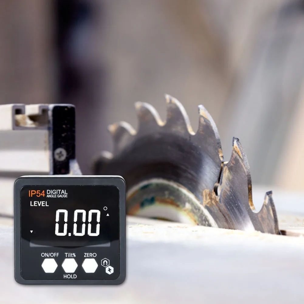 Цифровой Инклинометр угломер с магнитным основанием 4 х90 ° большой ЖК светильник