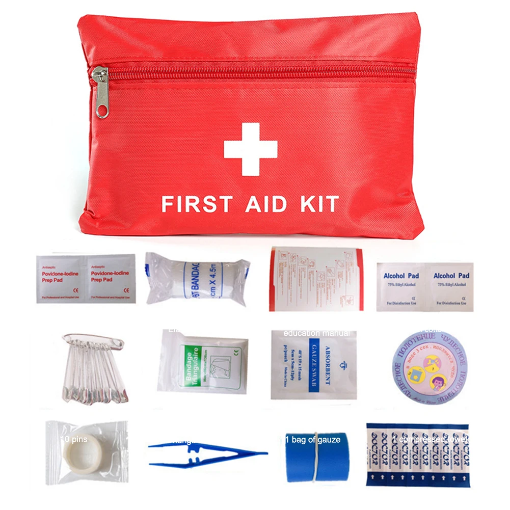 

Portable First Aid Medical Kit Bag Travel Outdoor Camping Medicine Divider Storage Bag Camping Emergency Survival Bag Pill Case
