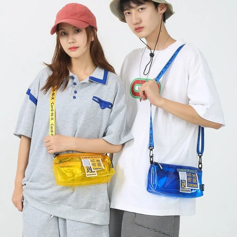 

Сумка-мессенджер с надписью, модный кошелек для мелочи в Корейском стиле, кошельки, Новая косметическая сумочка из ПВХ, женская сумка через плечо