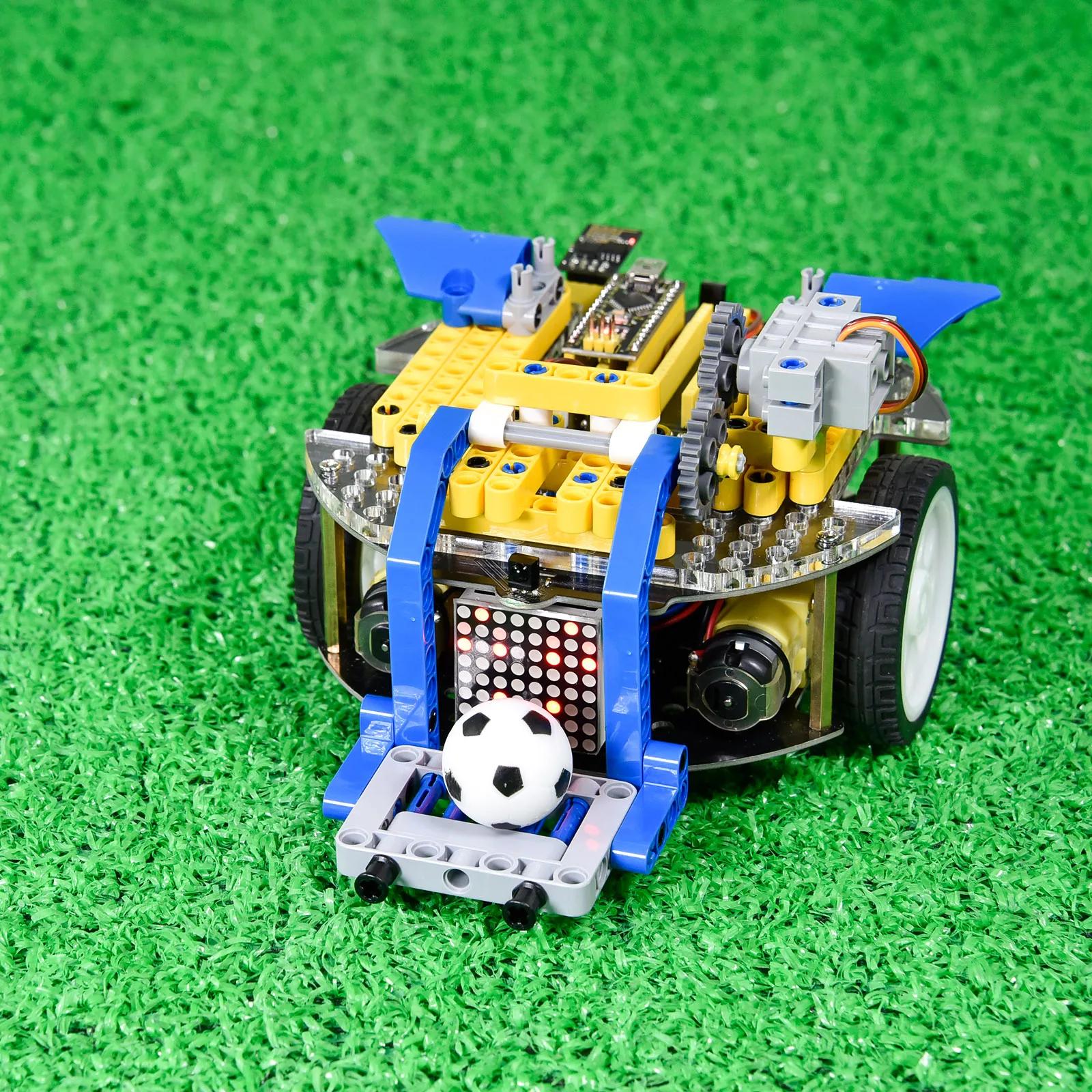 Фото Набор Keyestudio Beetlebot 3 в 1 для робота-автомобиля, совместимый с Arduino Nano STEM Education №2