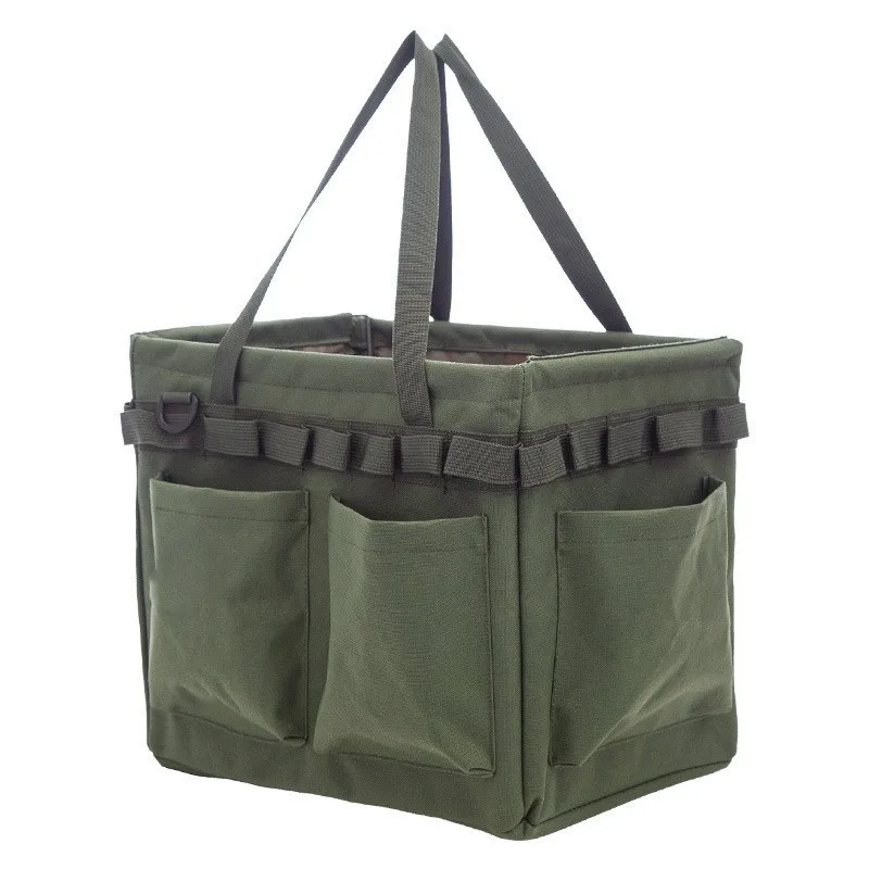 

Outdoor Picnic Storage Box Camping Bag Large Capacity Multifunctional Handbag Pack for Hiking Wilderness Survival Hunting Durabl