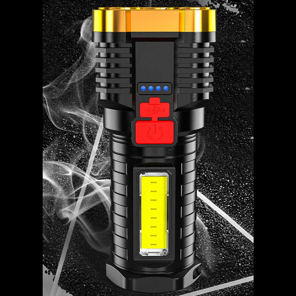 

Flashlight Rechargeable Multi-function Strong Light Torch Long-range Portable Spotlight Hand Lamp Household Camping