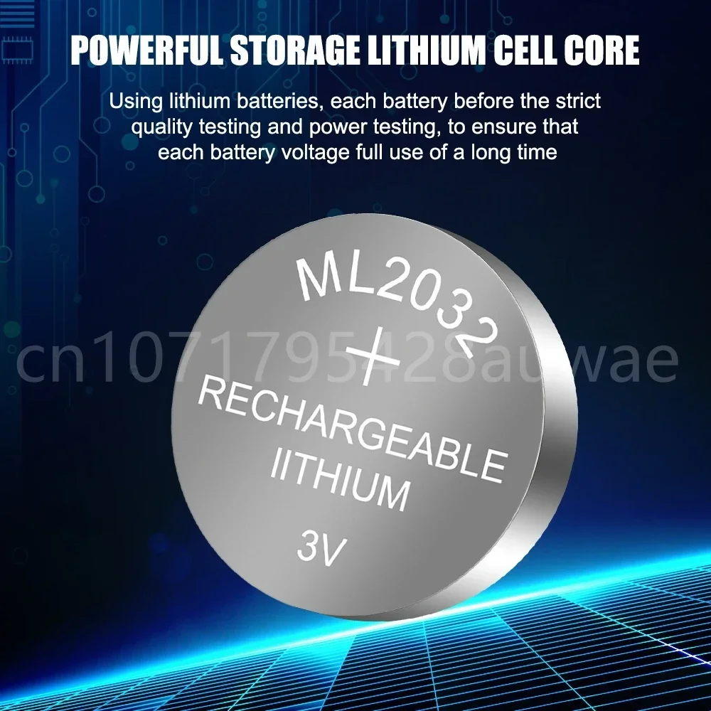 Литиевая батарея ML2032 3 В 10-100 шт