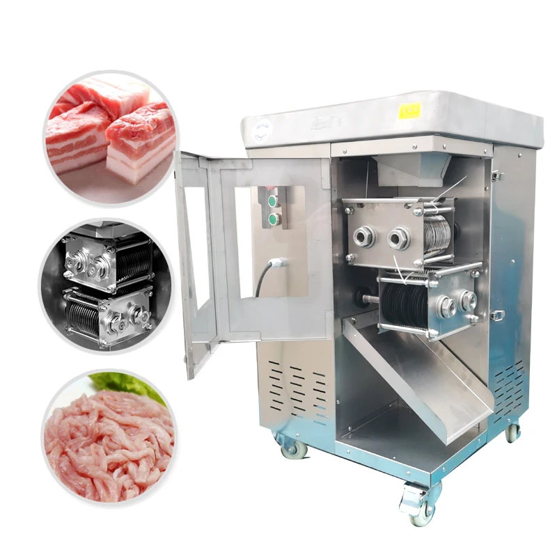 

High Quality Meat Slicer For Pork Beef Mutton Chicken Breast Meat Cutting Machine Commercial Meat Shredded Machine