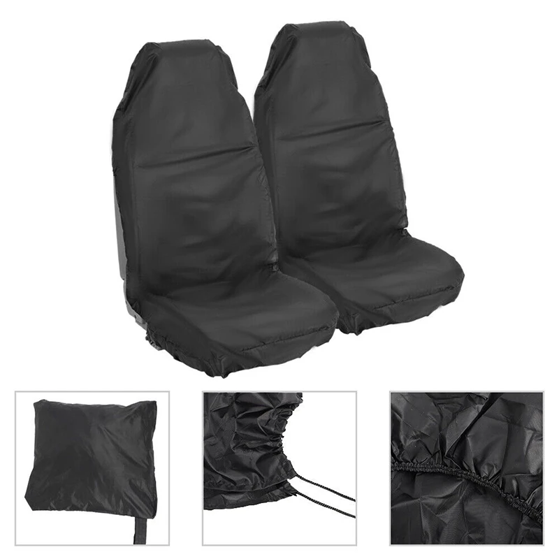 Car Front Seat Cover Breathable Cushion Protector Cap Universal Seat Protector Cover Heavy Duty Waterproof Prevent Dust