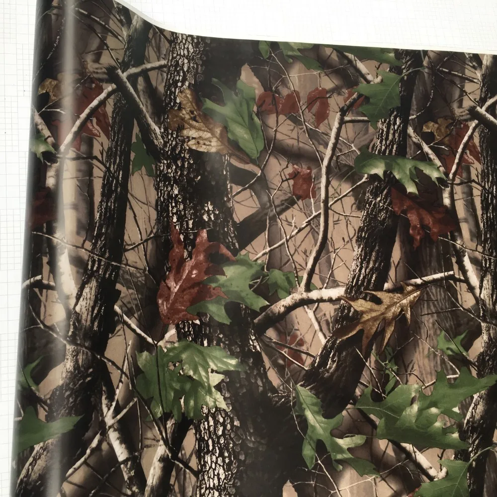 50*200 см камуфляжная наклейка для автомобиля настоящее камуфляжное дерево