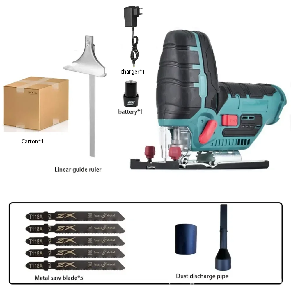 Бесщеточный аккумуляторный лобзик 80 мм