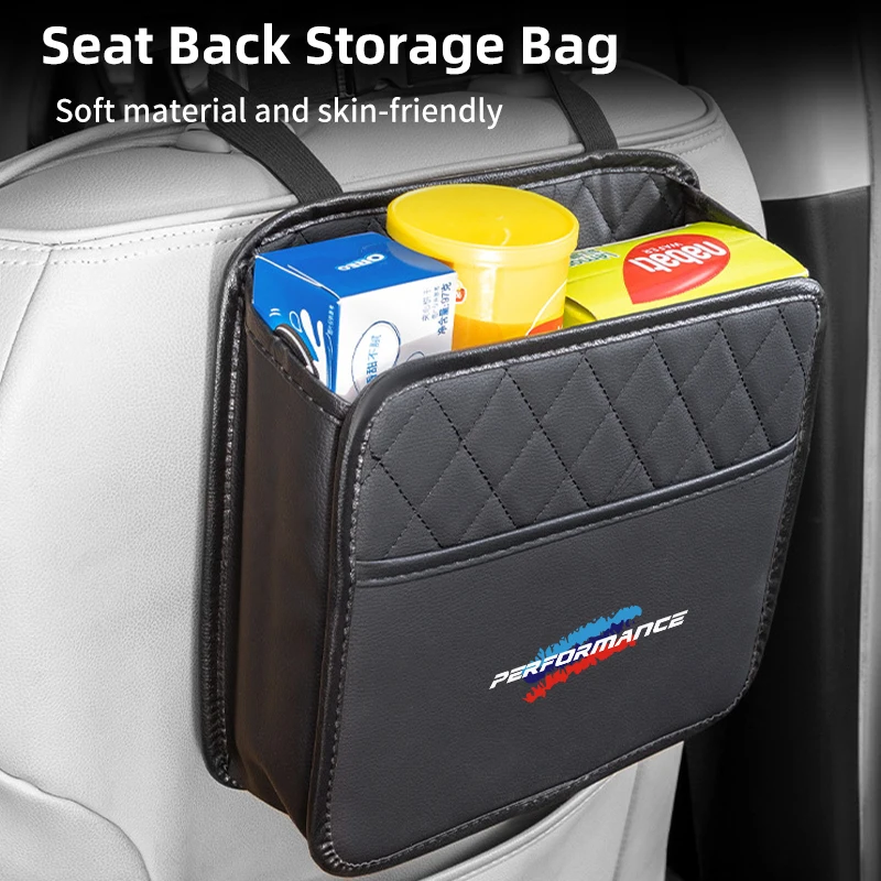 Автомобильный органайзер на половину клетчатого сиденья для BMW Performance X1 X3 X5 E39 E46 E90