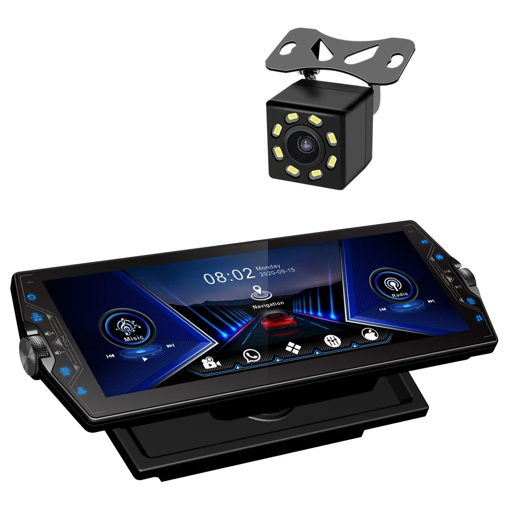 

Автомобильный радиоприемник 12,3 дюймов Android 10 с CarPlay, автомобильный мультимедийный видеоплеер, навигация для 10,1 дюймовой задней панели с кам...