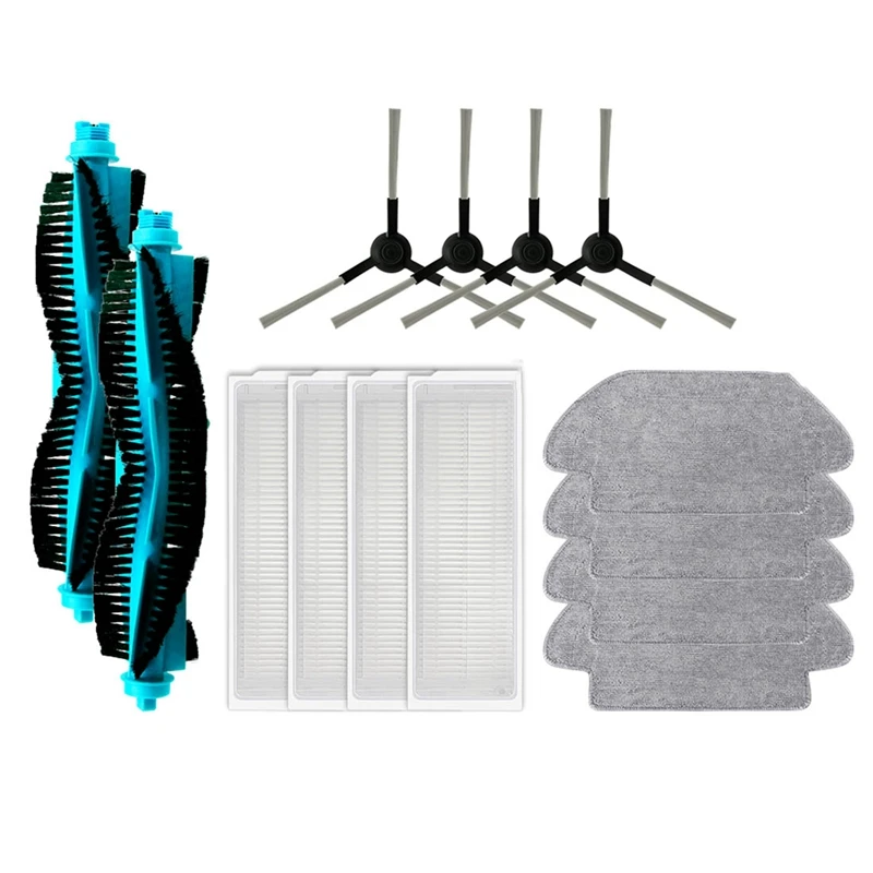 

1Set Replacement Accessory Sweeper Accessories Main Side Brush Filter Mop Cloth Rag For Xiaomi Viomi X2 VXVC07-JG
