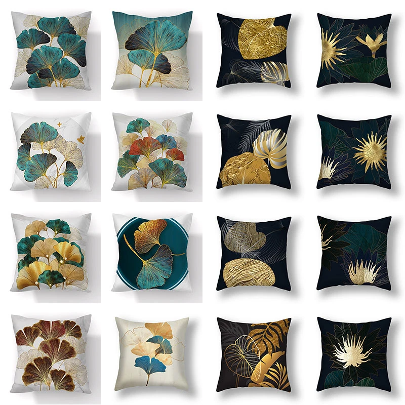 

Ginkgo Biloba Pillowcase Pillowcase Upholstered Pillowcase Christmas New Year Cushion Cover Home Decor