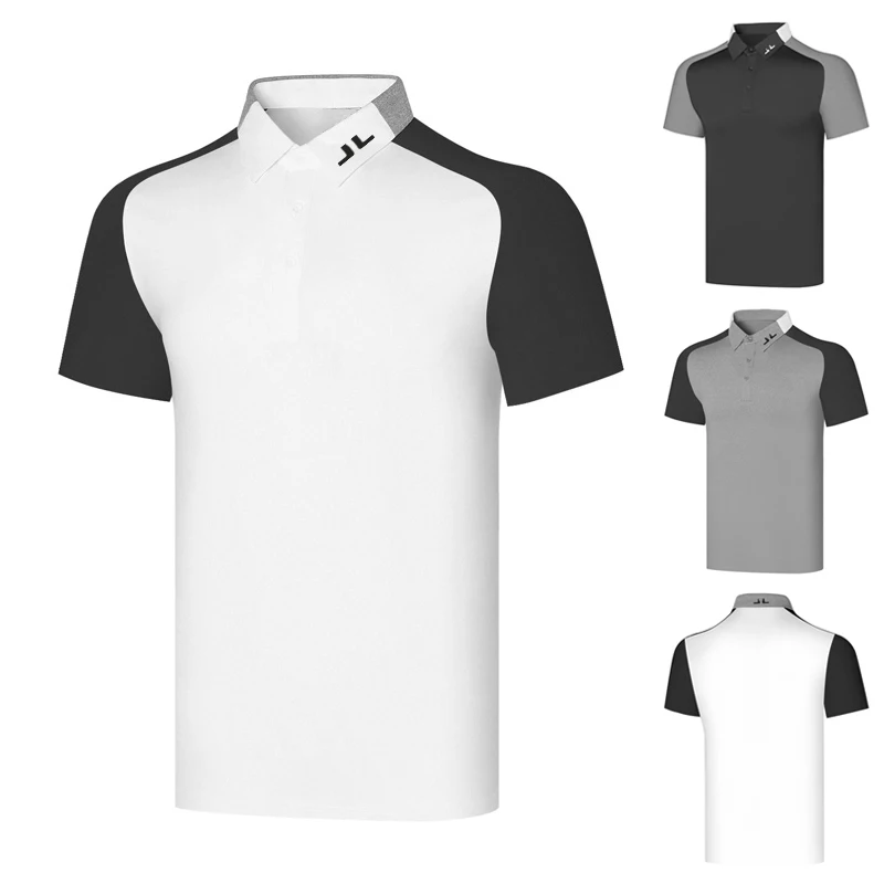 

2022 New Golf Jersey clothing men's short sleeved polo shirt outdoor sports quick drying casual shirt T-shirt