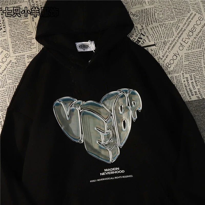 

Женский свитшот в японском стиле Goth, худи в стиле гранж и хип-хоп, топ оверсайз в стиле панк, одежда в готическом стиле с длинным рукавом и над...