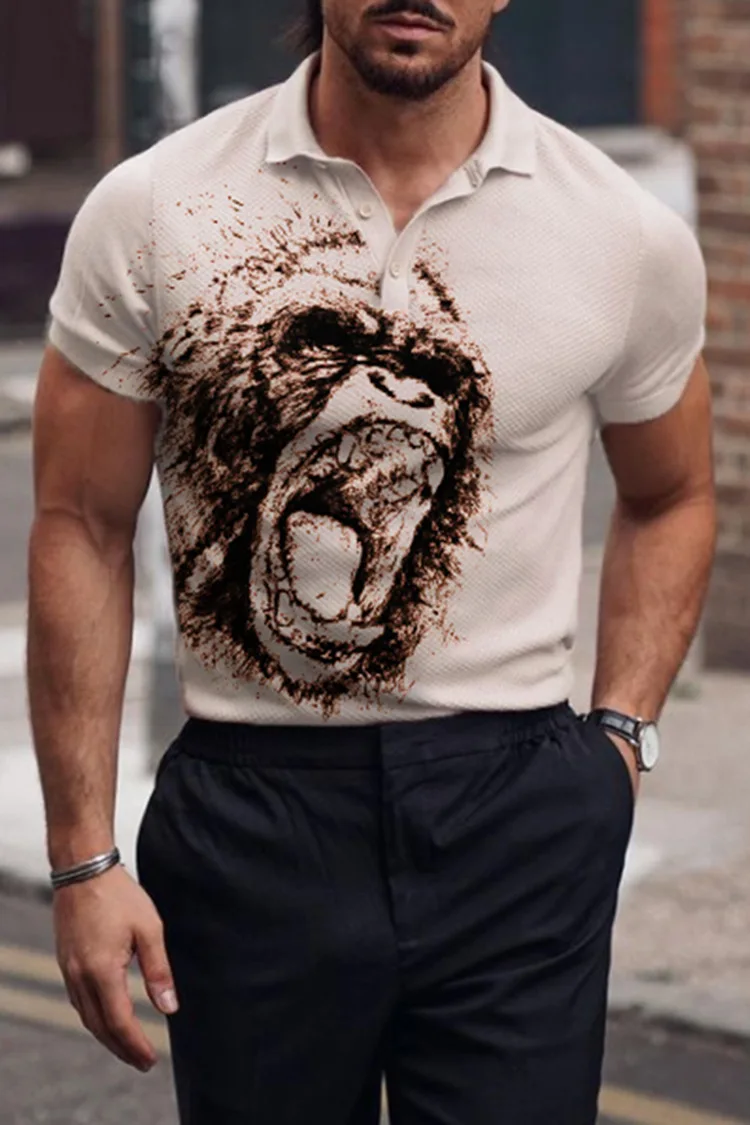 

2023 3D Printed Polo Shirt For Men Women Unisex Thin Collar Short Sleeve Street Wear Casual Tee