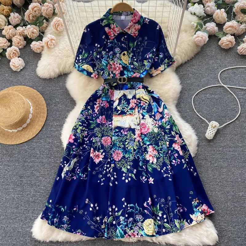 

Летнее тонкое платье в этническом стиле, новое женское шикарное и красивое длинное платье с короткими рукавами