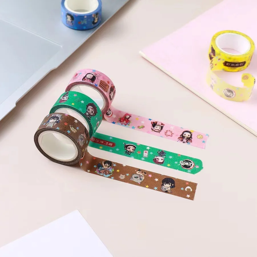 

Japan's popular anime game character ghost annihilation tape paper color box packaging stationery peripherals