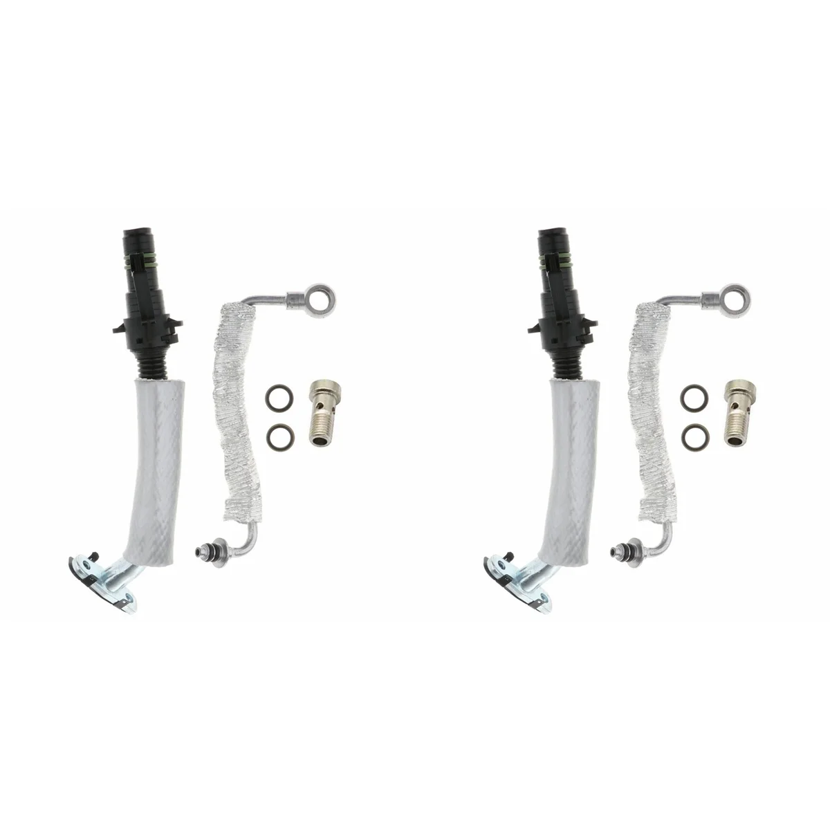 

2X Turbo Oil Return Drain Pipe Tube & Oil Feed Pipe for Buick Encore Chevrolet Cruze 55587854,55592600