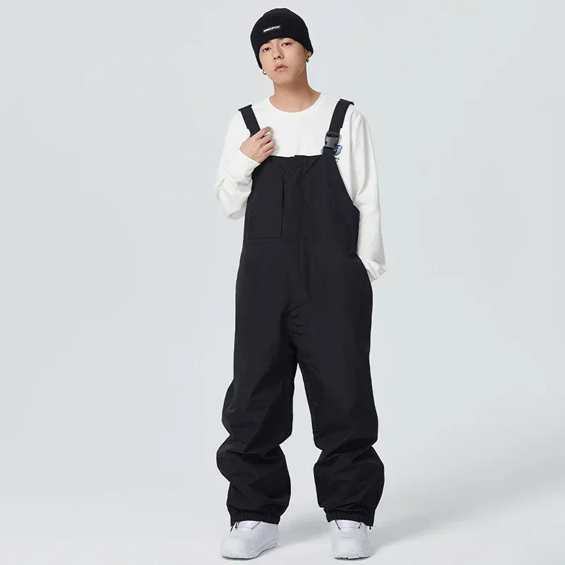 Новинка 2025 парные лыжные брюки зимние 3л ветрозащитные водонепроницаемые