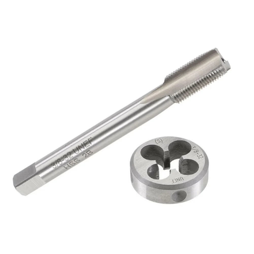 

Tap Tap And Die 2pcs High Speed Steel Practical Right-Hand Thread Silver Cast Iron Hole Processing Etc Durable
