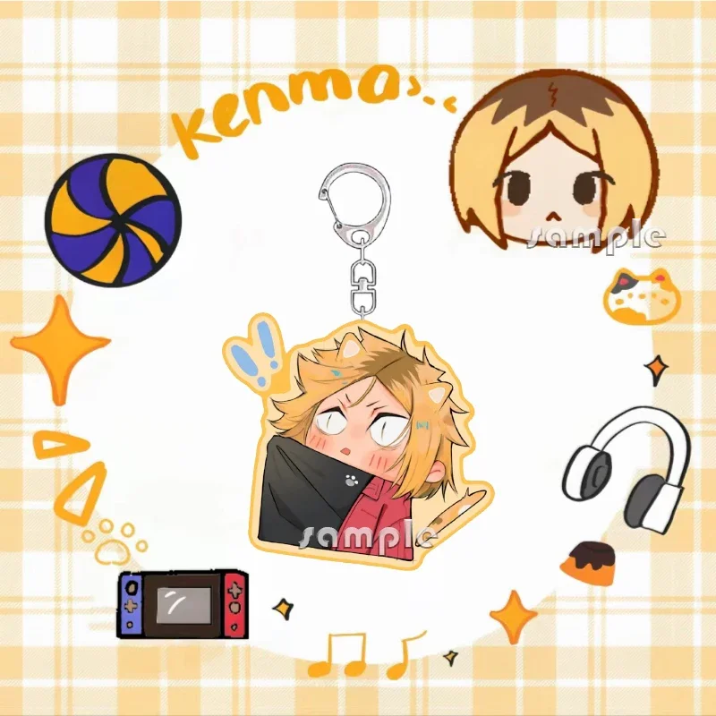 Аниме Хайкю!! Kozume Kenma Tetsurou kuroo Косплей брелок Ambitus