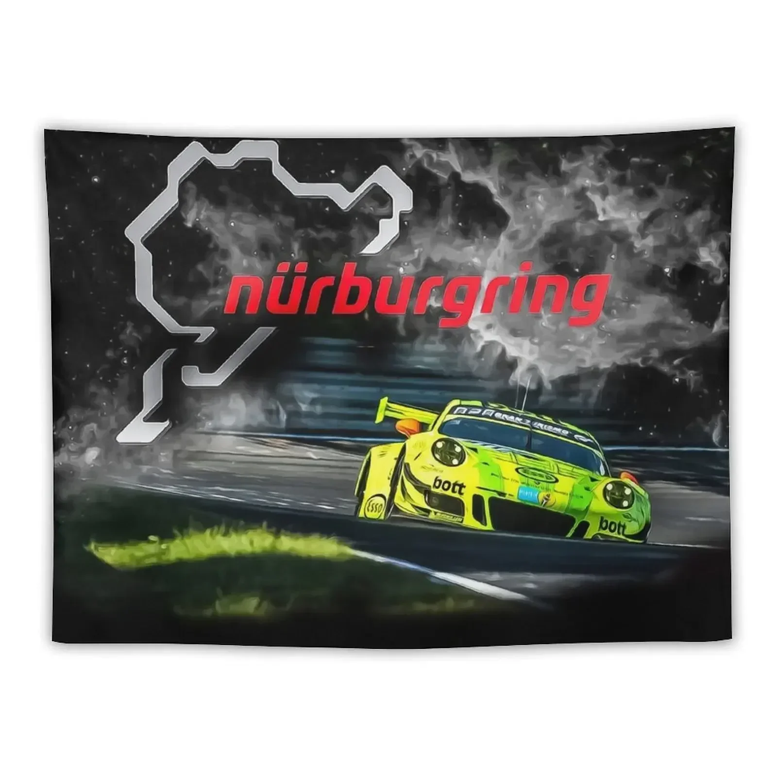 Гобелен с принтом Nurburgring декор для ванной комнаты японский роскошное украшение
