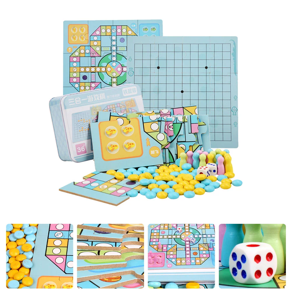 

1 Set Good Fine Aeroplane Board Five-in-a-row Game