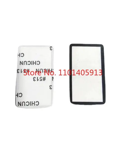 

10PCS For Nikon D7200 Top Small Outer LCD Screen Window Glass Cover with Adhesive Tape