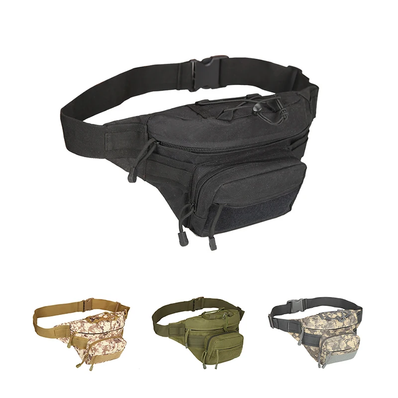 New Tactical Hiking Travel Running Camping Bag Outdoor Sling Cellphone Camouflage Waist Bag Fanny Pack Chest