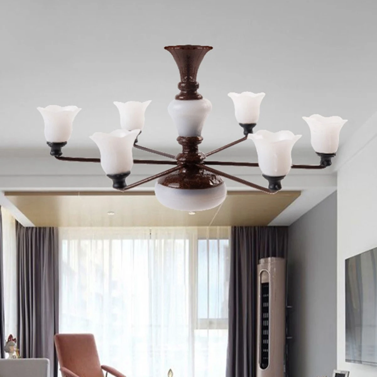 1 комплект потолочная люстра модель светильника винтажный миниатюрный