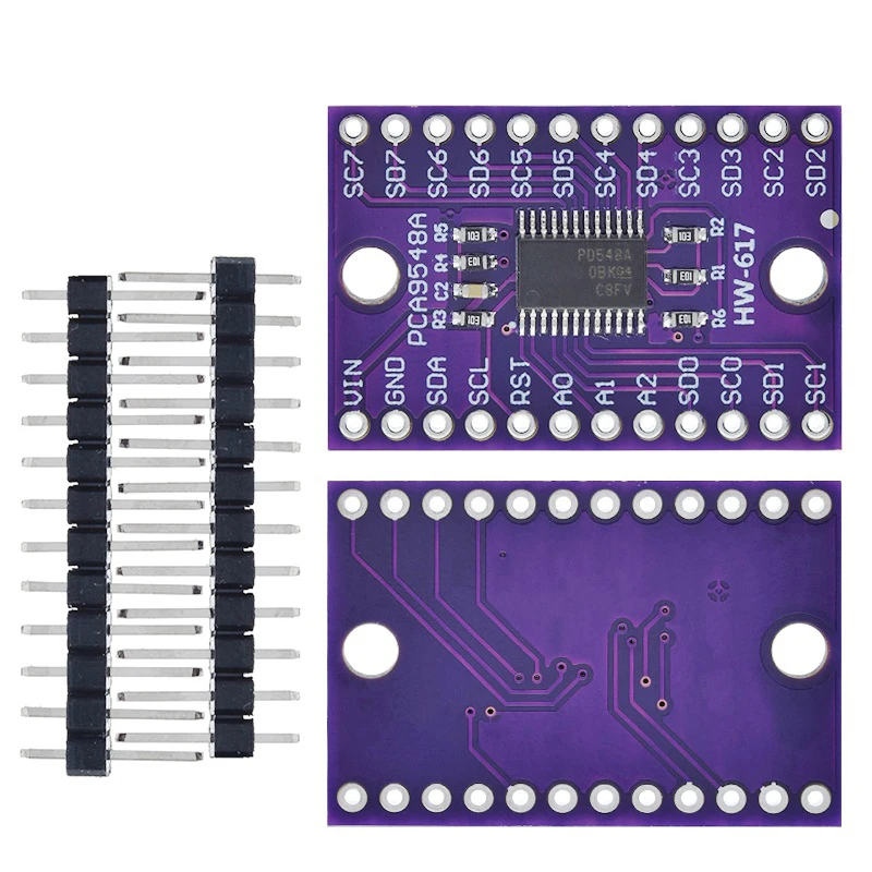 TCA9548A 8-канальная 8-канальная многоканальная плата расширения I2C, плата разработки IIC модуля 9548 для Arduino