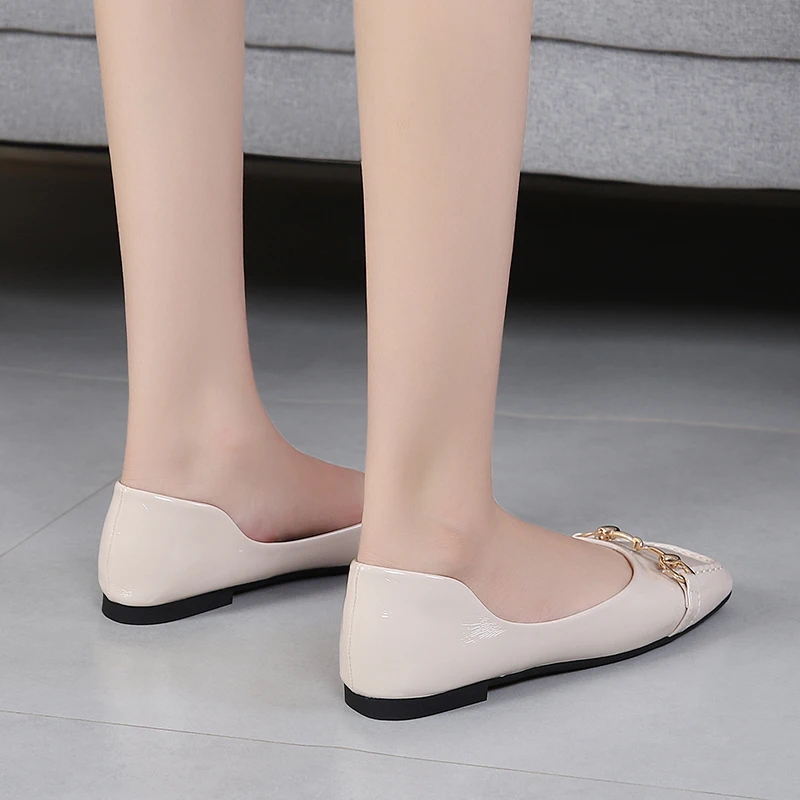 High Quality Big Size 44 Slip On Loafers Womens Flat Ladies Women's Casual Shoes