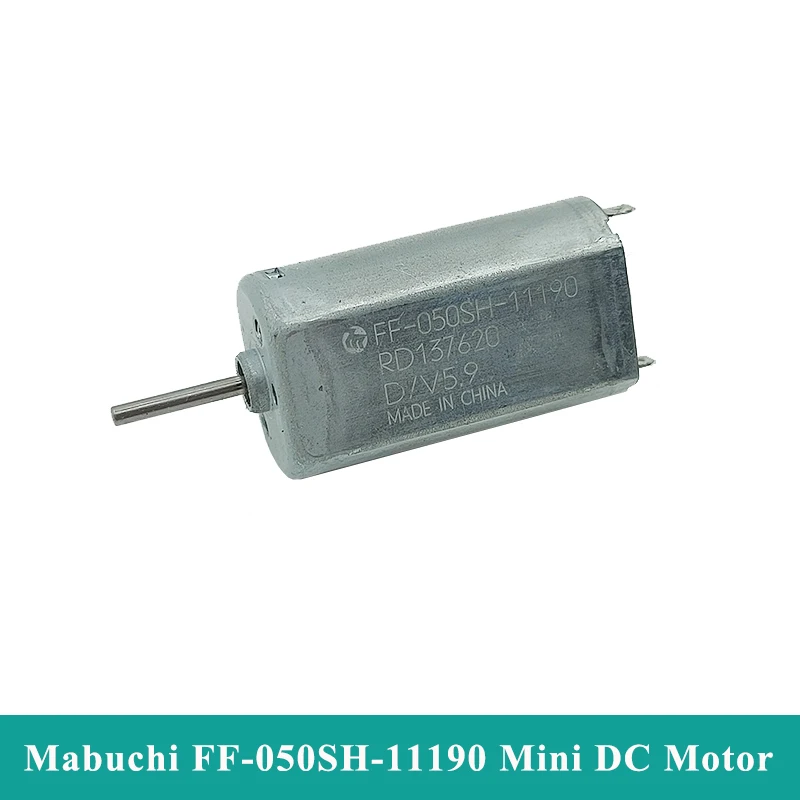 Mabuchi FF-050SH-11190 D/V5.9 Mini 050 электродвигатель постоянного тока 3 в 5 в 6 в 9 В щетка из драгоценного металла микро 15 мм электромотор DIY Автомобиль AV домашний замок