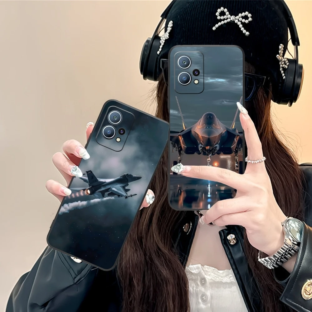 Чехол для мобильного телефона AirForce Plane Huawei P60 P50 P40 P30 P20 P10 P9 P8 Pro Lite Plus черный мягкий